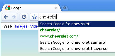 Google Chevrolet